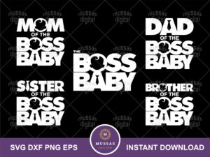 boss baby shirt family png svg download