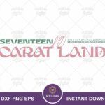 kpop seventeen in carat land logo svg