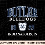 Butter Bulldogs SVG, Indianapolis, PNG EPS