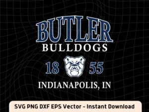 Butter Bulldogs SVG, Indianapolis, PNG EPS