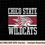 Chico State Wildcats Design SVG EPS PNG