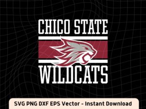 Chico State Wildcats Design SVG EPS PNG