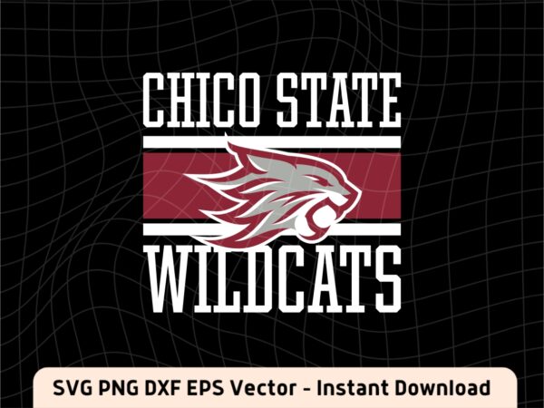 Chico State Wildcats Design SVG EPS PNG