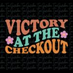 Victory at the Checkout SVG Shopping Bag Design Download