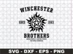 Winchesters Brothers SVG