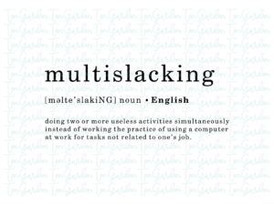 multislacking definition svg